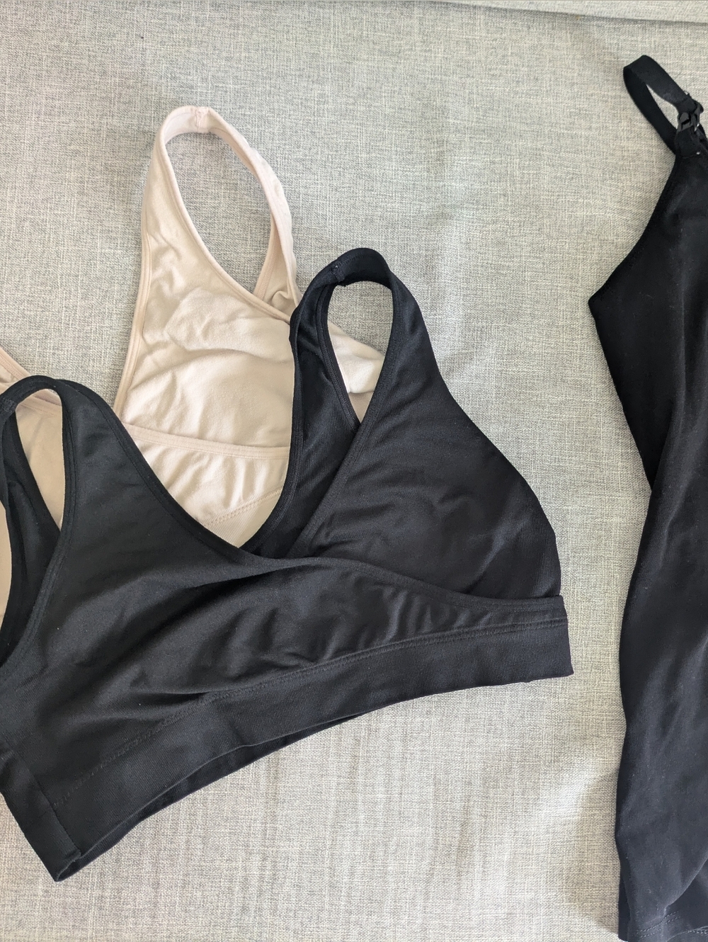 Nursing Bundle: 2 Auden Bras, 1 Old Navy Camisole, 1 Cover